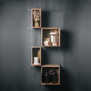 ETAGERE MURALE COLLECTION CONTEMPORAIN, 4 CASES