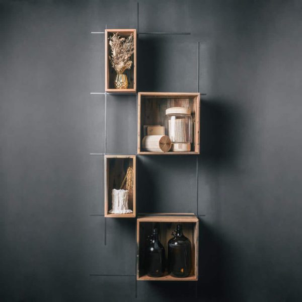 ETAGERE MURALE COLLECTION CONTEMPORAIN, 4 CASES
