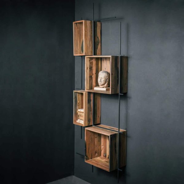 ETAGERE MURALE COLLECTION CONTEMPORAIN, 4 CASES