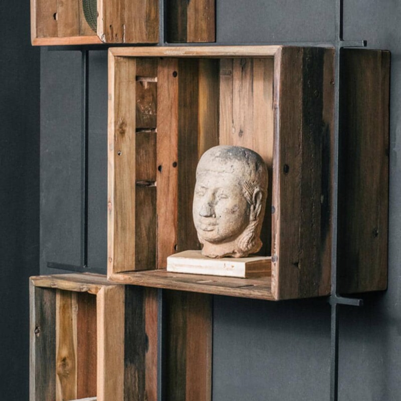 ETAGERE MURALE COLLECTION CONTEMPORAIN, 4 CASES – Image 3