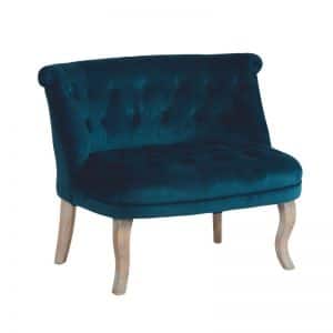 Fauteuil DENVER bleu pétrole