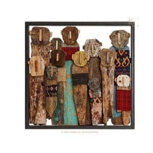 DECORATION MURALE TORAJA CARRÉE