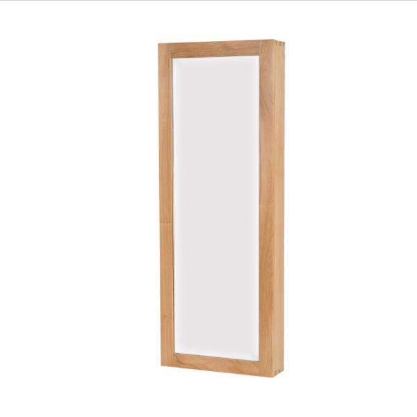 MIROIR MURALE 1 PORTE, 4 TIROIRS INTÉGRÉS H: 160 CM