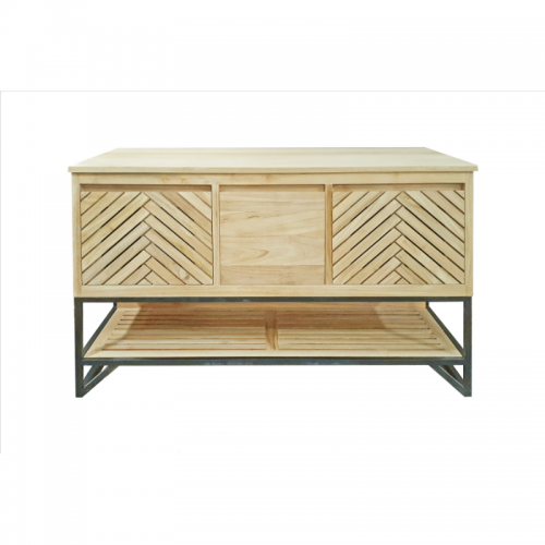 MEUBLE DE SALLE DE BAIN SPLASH 2 PORTES 1 TIROIR 1 NICHE 120 CM