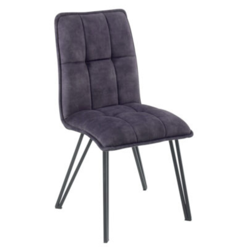 CHAISE VENUS MICROFIBRE ANTHRACITE