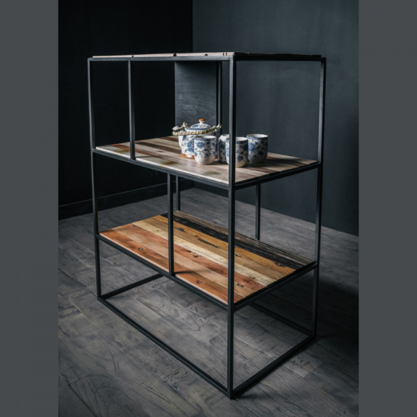 MEUBLE D'ENTRÉE 3 PLATEAUX CONTEMPORAIN