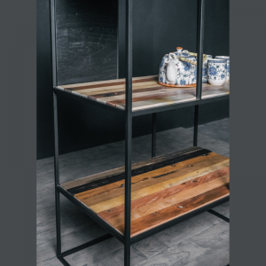 MEUBLE D'ENTRÉE 3 PLATEAUX CONTEMPORAIN