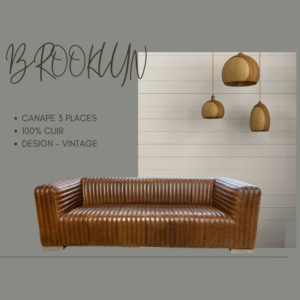 CANAPÉ 3 PLACES BROOKLYN