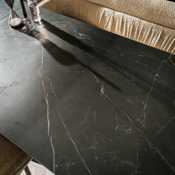 TABLE DE REPAS EXTENSIBLE RECTANGULAIRE EN CÉRAMIQUE