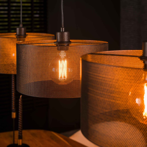 SUSPENSION CLASSY A MAILLES RONDES 3 ABATS-JOUR