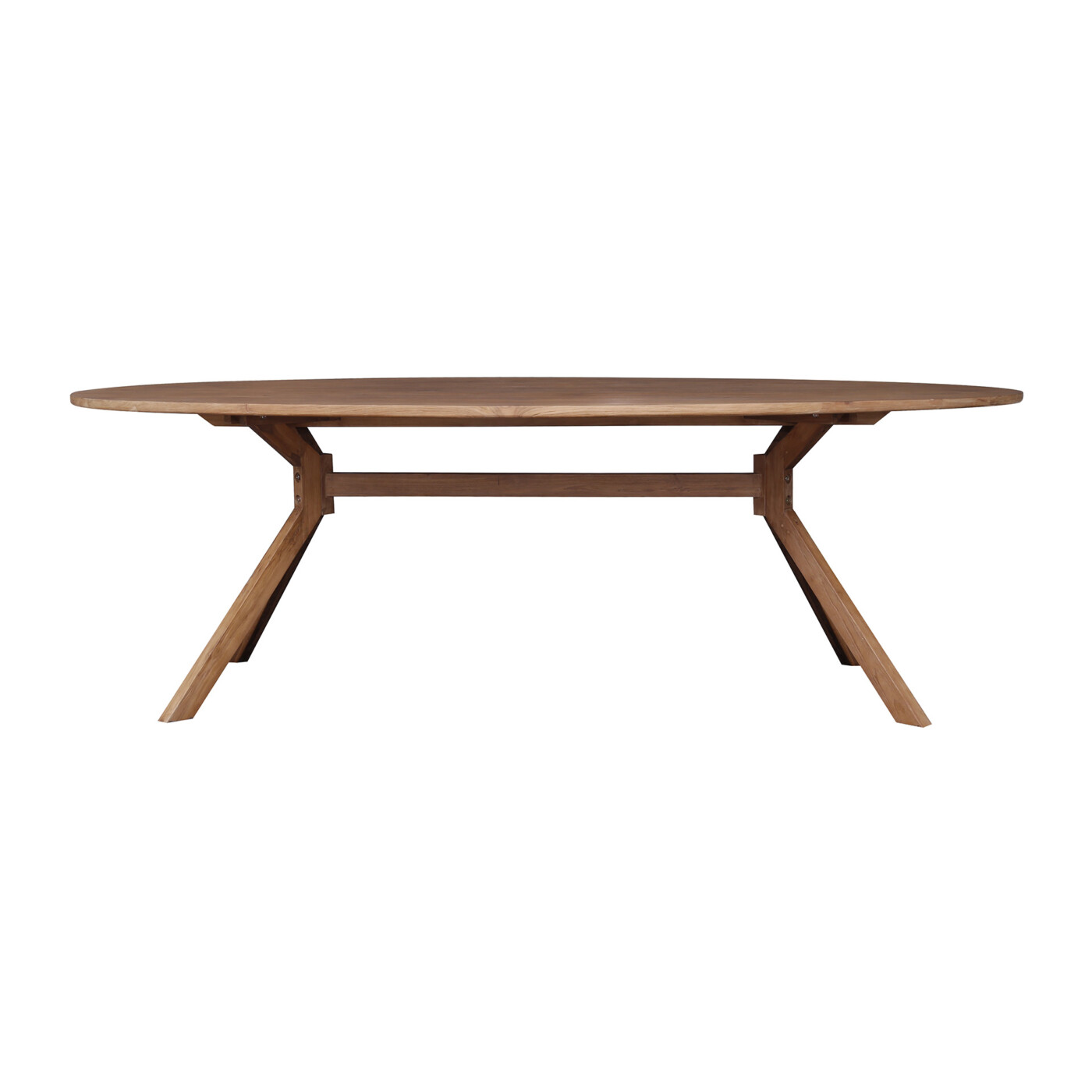 Table de repas ovale 240 cm teck massif – Image 3