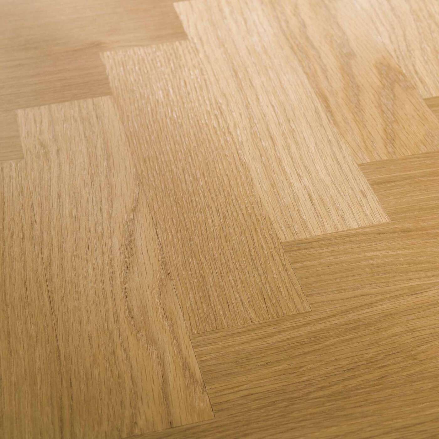 Table de salle à manger WILSON décor chêne avec motif chevrons – Image 9