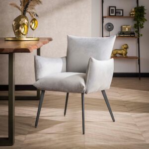 Fauteuil tissu velvet LOBBY