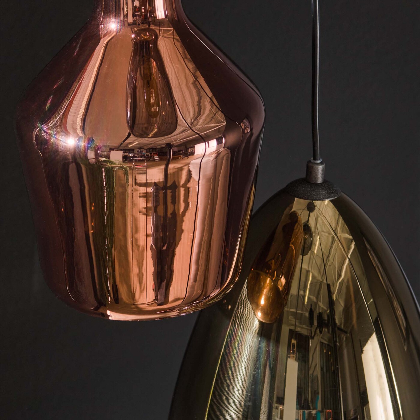 Suspension FERRARA 5 abats-jour en verre – Image 5