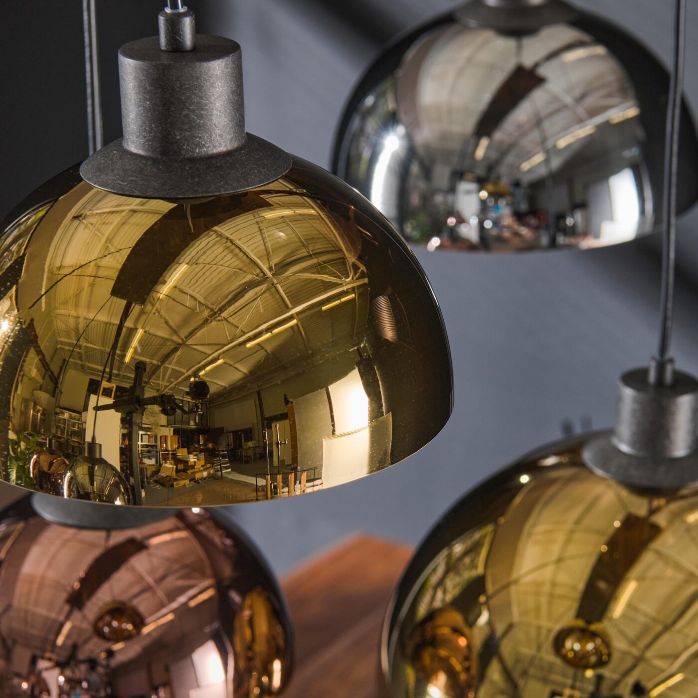 Suspension 7 abats-jour en verre CUPOLA – Image 3