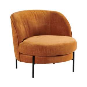 Fauteuil LEONI rouille