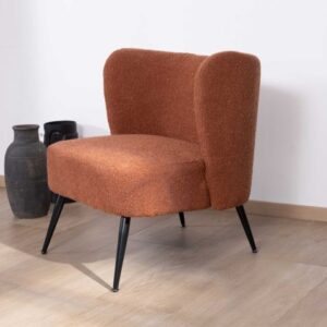Fauteuil RIPPLE terracotta