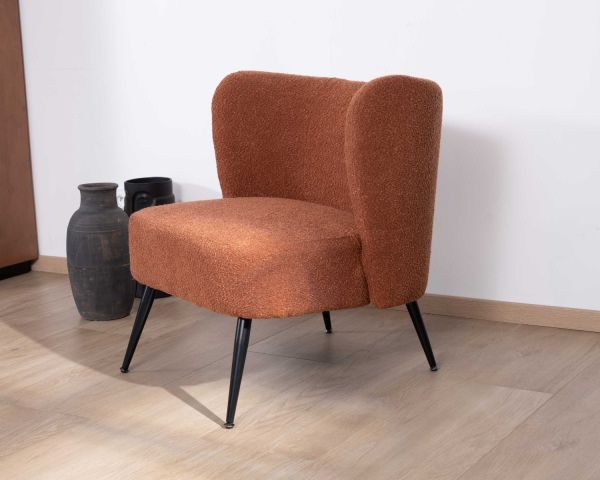 Fauteuil RIPPLE terracotta