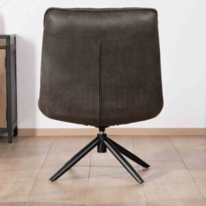 Fauteuil GRUNDY pivotant anthracite