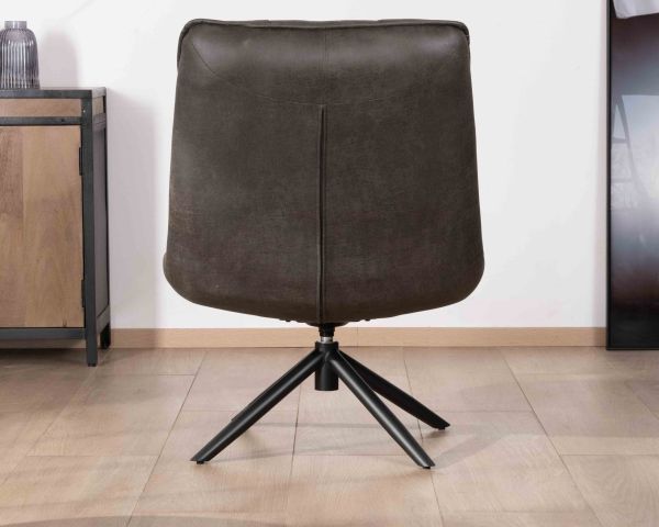 Fauteuil GRUNDY pivotant anthracite