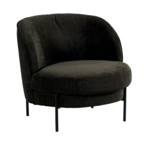 Fauteuil LEONI noir