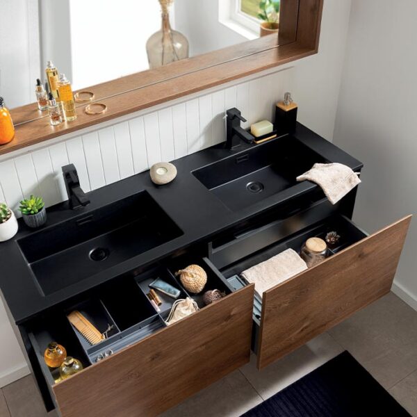 Ensemble de salle de bain MARLEY double vasque