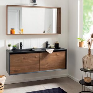 Ensemble de salle de bain MARLEY double vasque