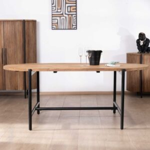 Table de repas ovale TROMS 200 cm