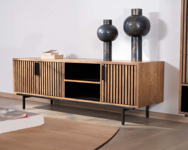 Meuble TV OPLAND 3 portes 160 cm