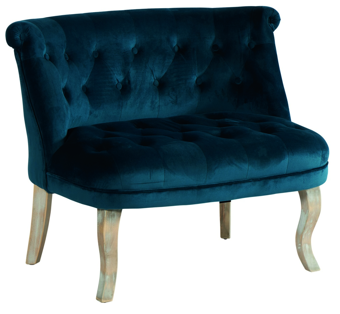 Fauteuil DENVER bleu pétrole