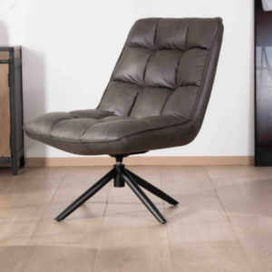 Fauteuil GRUNDY pivotant anthracite