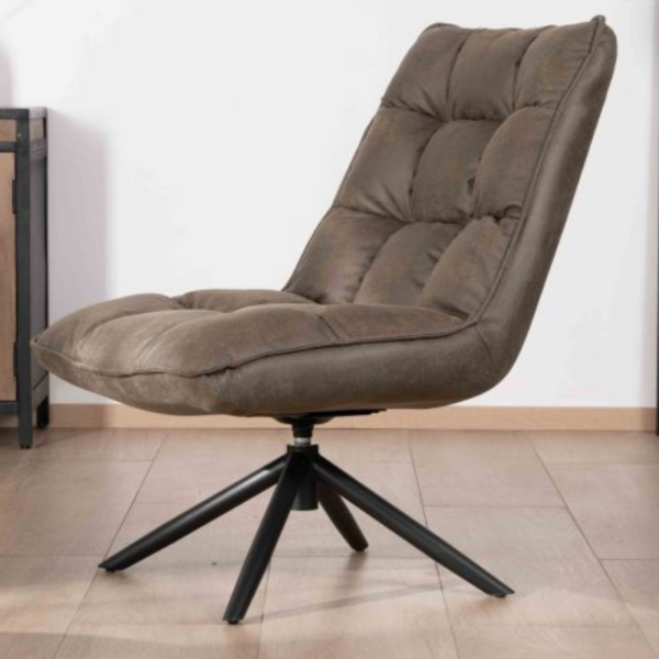 Fauteuil GRUNDY pivotant kaki