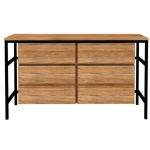 Meuble de salle de bain 2 portes, 2 tiroirs 140 cm WHIZ