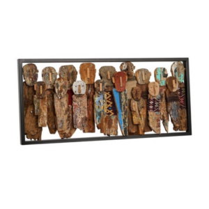 Décoration murale rectangulaire TORAJA