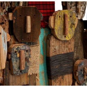 Décoration murale rectangulaire TORAJA