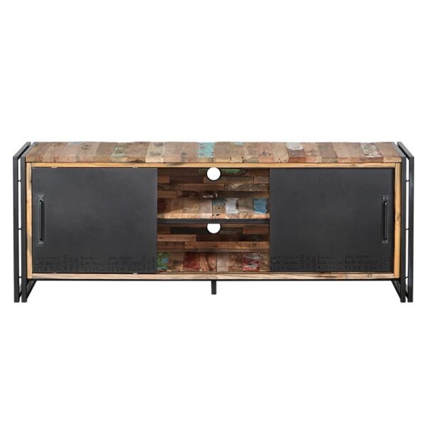 Meuble tv EDITO 2 portes coulissantes