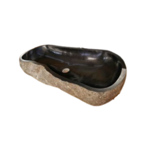 Vasque en pierre de rivière naturelle grand modèle