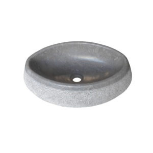 Vasque de salle de bain TUBEROSE en marbre gris