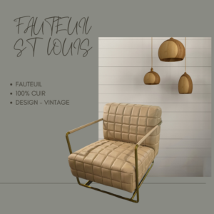 FAUTEUIL ST LOUIS
