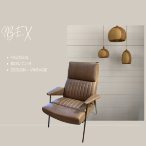 FAUTEUIL CUIR IBEX