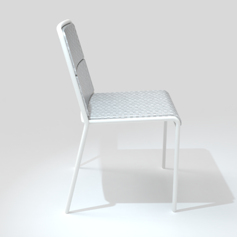Chaise collection A600 blanche/perle – Image 4
