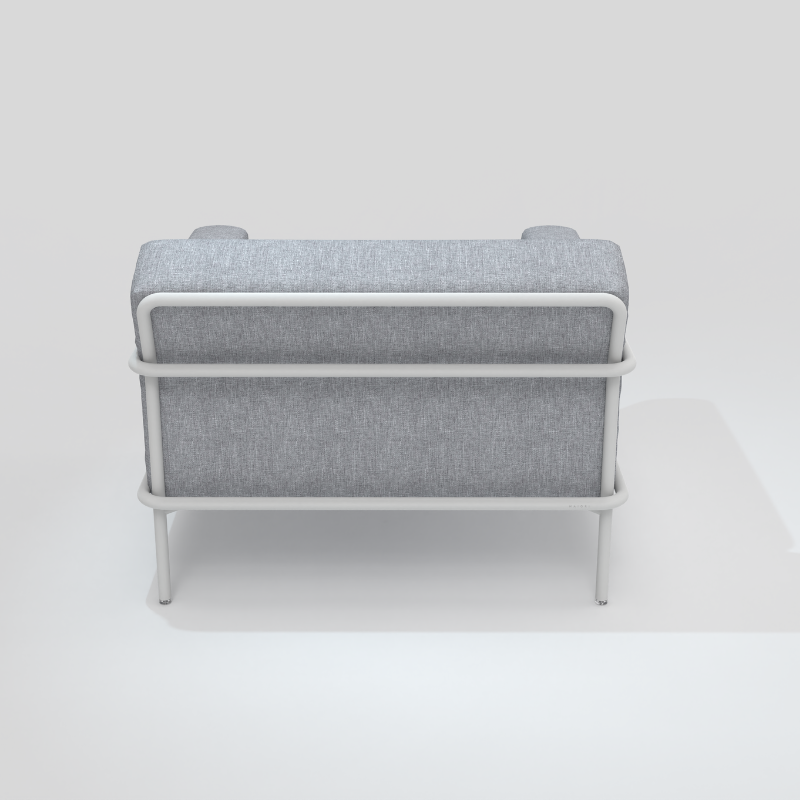 Fauteuil collection A600 perle blanche/ lin gris – Image 5