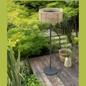 La lampe PADERE charbon/nat