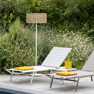 La lampe PADERE blanche/nat