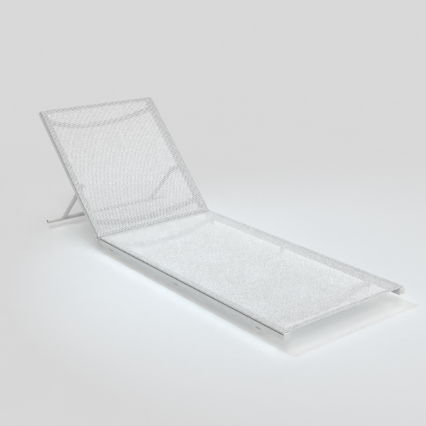 Bain de soleil bas NS blanc