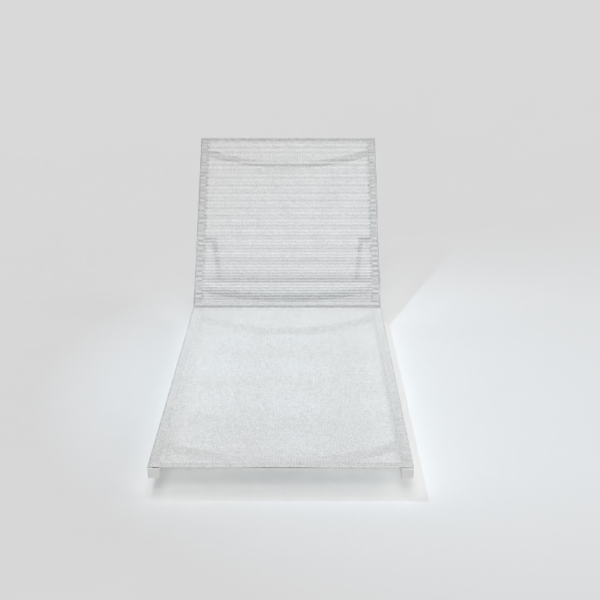 Bain de soleil bas NS blanc