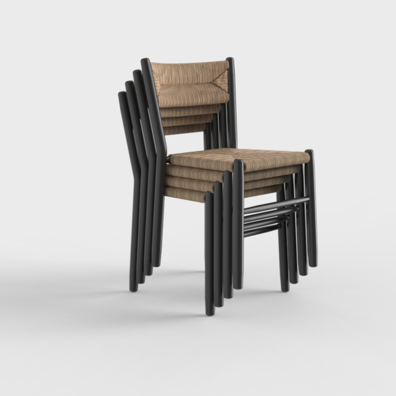 Chaise STIPA charbon/nat – Image 5