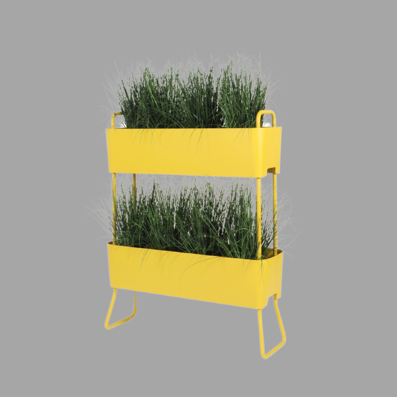 Jardiniere verticale double GREENS moutarde – Image 3