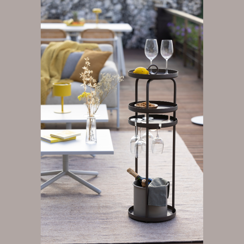 Desserte multi-plateaux charbon