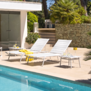 Bain de soleil NC blanc